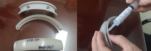硅膠粘PC