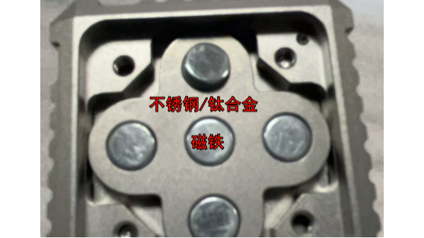 不銹鋼/鈦合金與磁鐵粘接高強度金屬AB膠應用案例