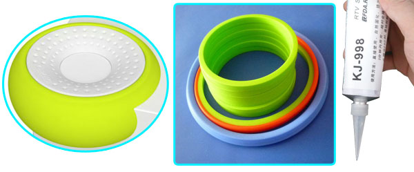 食品級硅膠膠水KJ-998應用